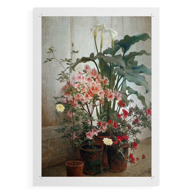 Côté d'une serre - impression sur toile seulement - non encadrée, H 18 po x l 12 po