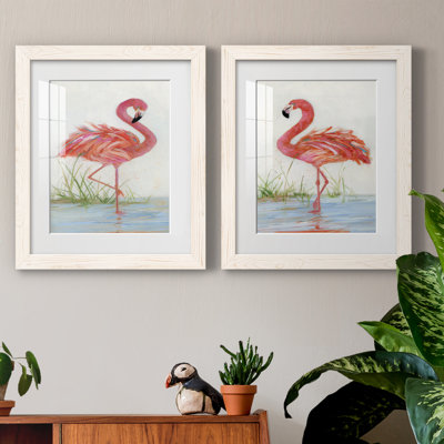 " Flamingo I " 2 - Pieces
