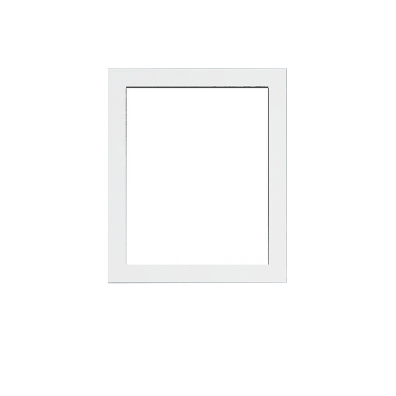 Miroir Gemma 48, Blanc mat, 28,37 po x 23,62 po