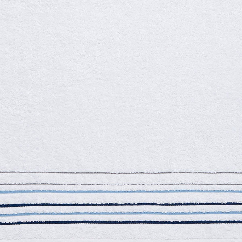 Java Stripe Soft & Absorbent Cotton Towels, White