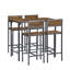 Ahrie 4 - Person Counter Height Dining Set