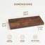 Tablettes flottantes murales flottantes pour chambre à coucher, salon (ensemble de 3)-129184007