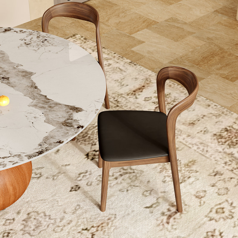 Magnifique ensemble de salle à manger Otelia pour 4/6/8, 5 Pieces: Table, 4 Chairs, 29.52" H x 53.15" W x 53.15" D