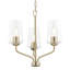 Celino Three-Light Chandelier with Clear Glass-1672262633-1672262615-1672262612