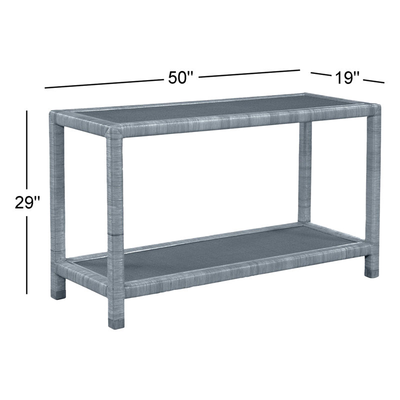 Graham 50'' Console Table, Sea Glass