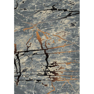 Tapis touffeté gris Burkhalter