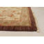 Tapis d’intérieur en laine beige/brun foncé 8 pi 10 po x 12 pi 1 po one-of-kind à la main-noué la 2010 chobi Isocrates