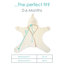 Sunny Day Organic Star Breathable Wrap Blanket