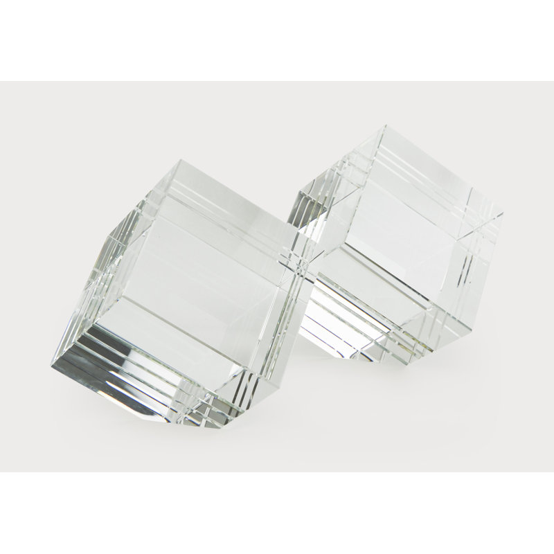 Angled Block Bookends