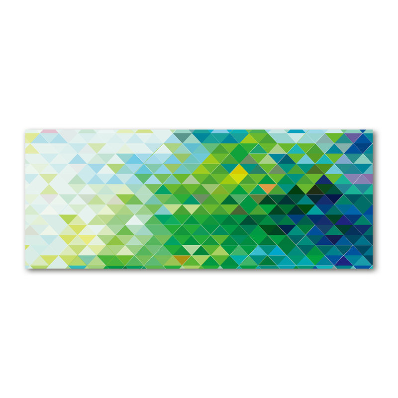 Abstraction Triangles - Wrapped Canvas Print