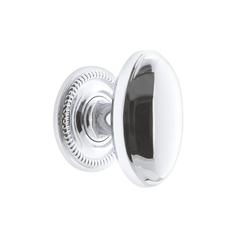 Eden Prairie Oval Knob, Bright Chrome