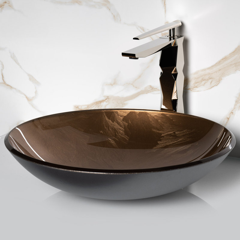 16.9'' L Bathroom Sink