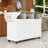 Rolling Kitchen Island Cart with 2 Drop Leaves, Power Outlet, 4 Fluted Doors and Spice Rack-1185910305