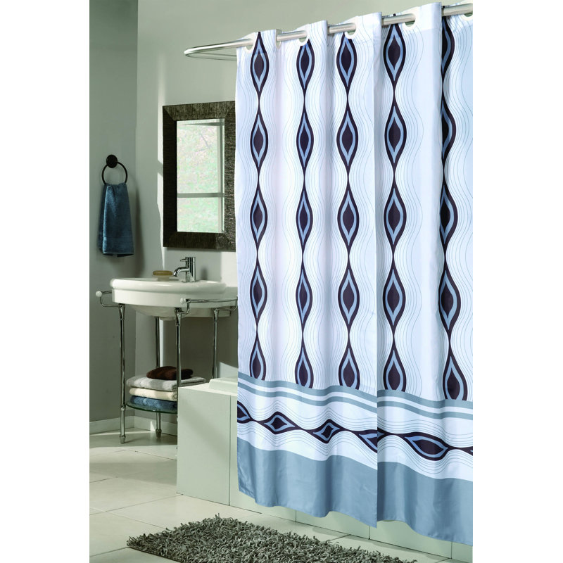 Rideau de douche simple Dandor