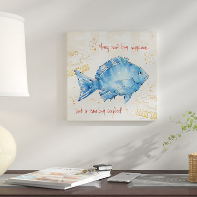 «Coastal Catch III», reproduction d'impression sur toile tendue