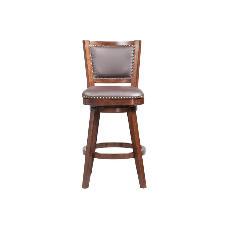 Tabouret de bar et de comptoir Angelja, Cappuccino, Tabouret de comptoir (siège d'une hauteur de 25,7