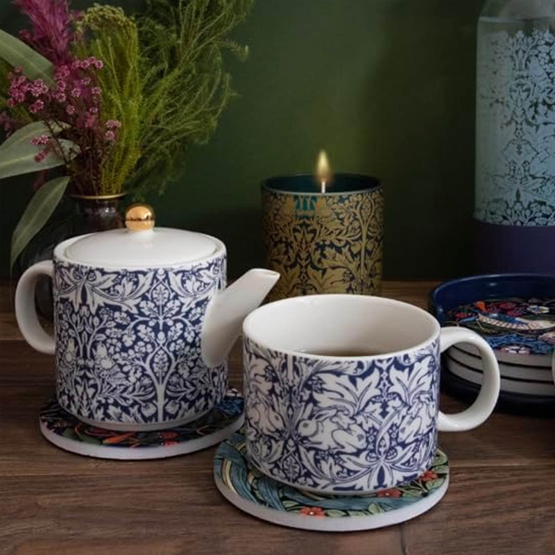 Portico Designs William Morris 250ml Ceramic Travel Mug