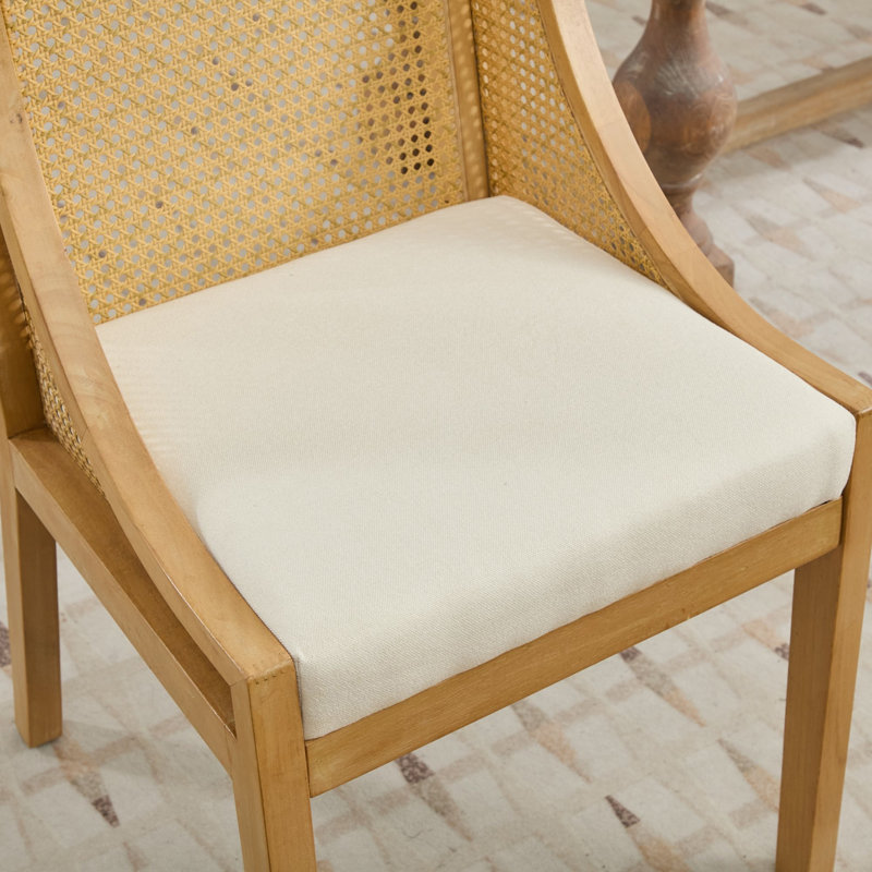 Chaises de salle à manger en rotin, Beige