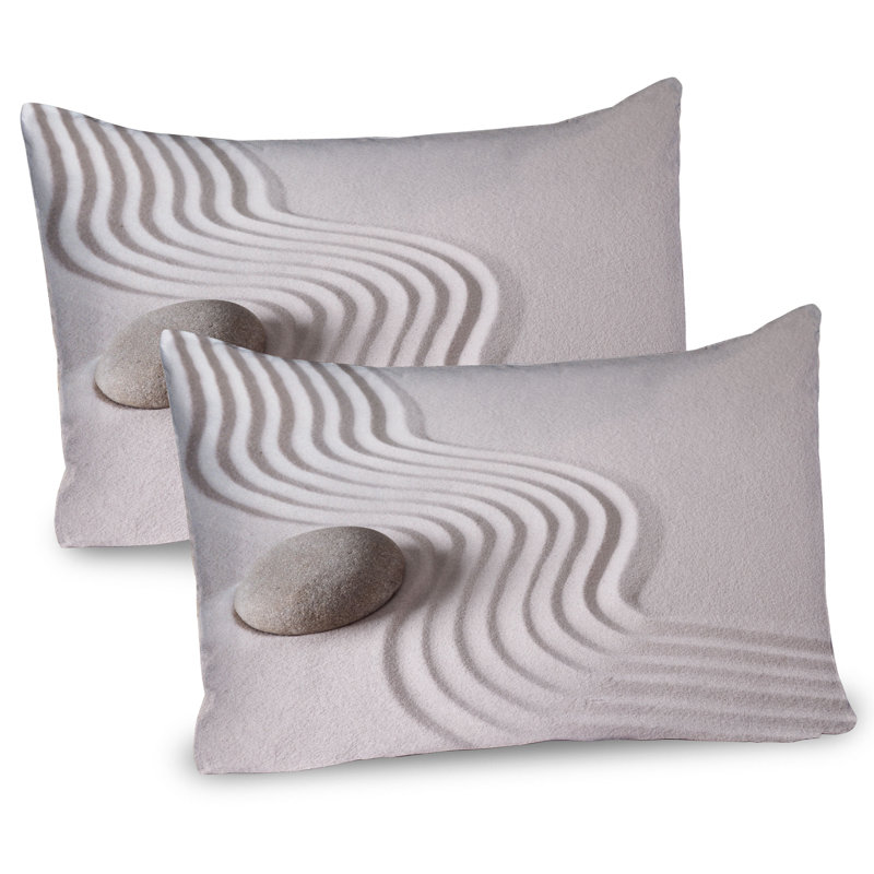 Ensemble de 2 taies décoratives Ambesonne Coastal, H 20 po x l 36 po