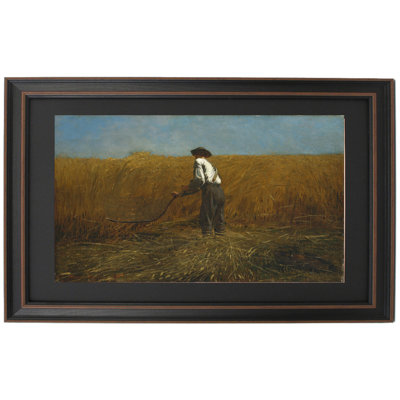 L'ancien combattant dans un nouveau champ par Winslow Homer | Reproduction encadrée