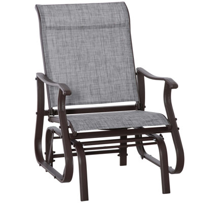 Fauteuil oscillant d'extérieur Outsunny