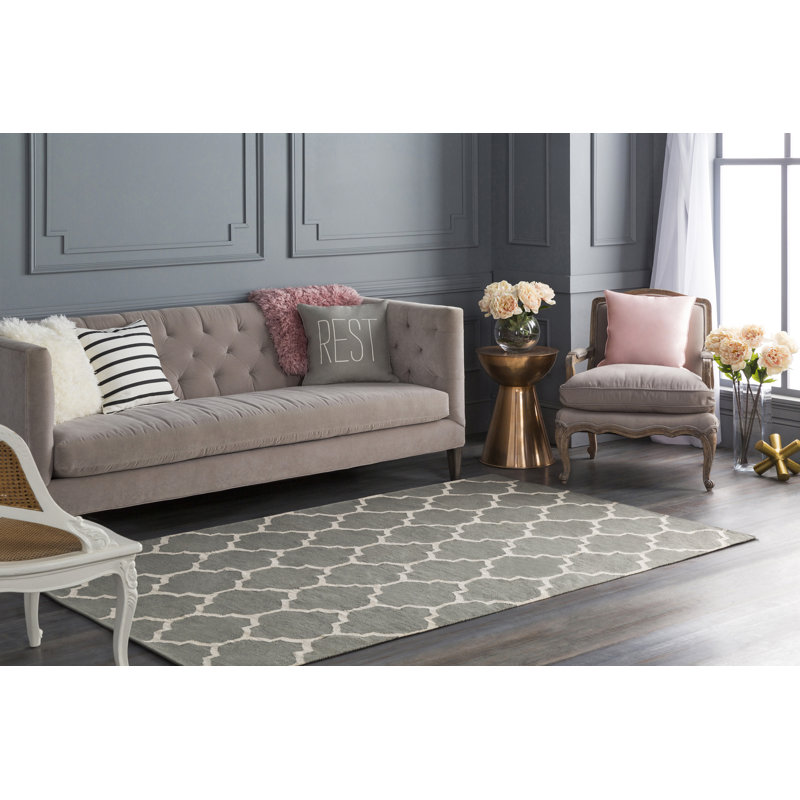 Bethy Cotton Geometric Indoor Rug, Rectangle 4' x 6'