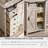 Charithra 5-Drawer Chest with Sliding Barn Door-1239068143