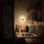 Plug Into Wall Crystal Night Light LED Nightstand Wall Sconces Mini, 0-100LM Adjustable-114219387