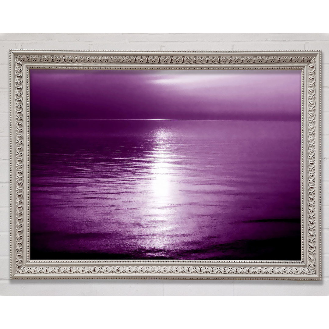 Serenity Mauve - Einzelner Bilderrahmen Kunstdrucke