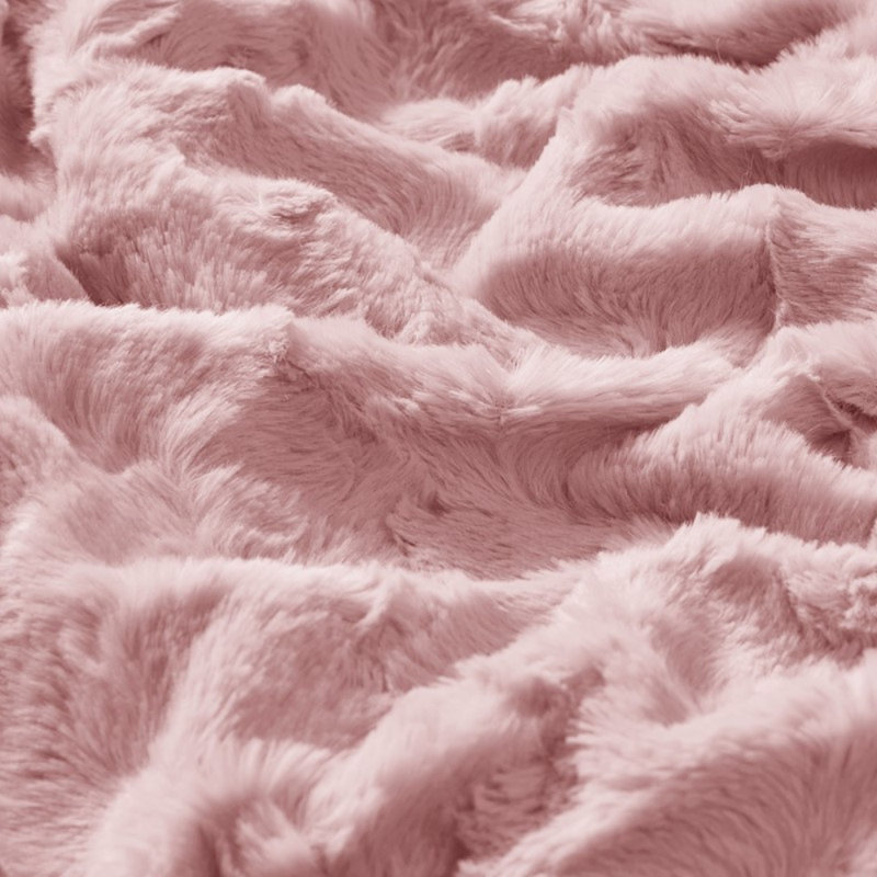 1 couverture en fausse fourrure 108X90 "1PC, L 107,99 po x l 89,99 po, Rosé