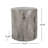 Tivaro Rustic Tree-Stump MGO Side Table