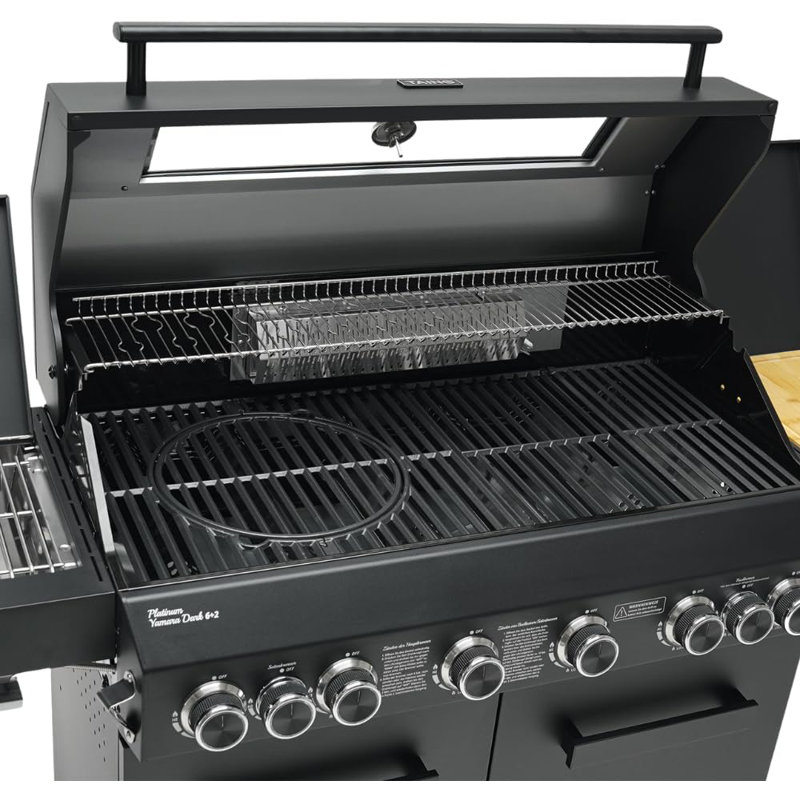 COSMOGRILL 6 - Burner Freestanding 96222.39 BTU BTU Gas Grill with Side Burner and Cabinet