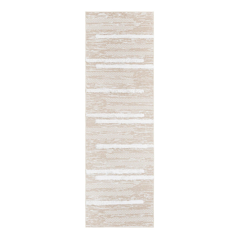 Jesika Performance Cotton Striped Indoor Rug, Runner 2'7" x 8'