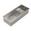 Poste de travail sous-comptoir en acier inoxydable de L 45 po x l 19 po DeerValley, cuve simple avec accessoires, gris argenté