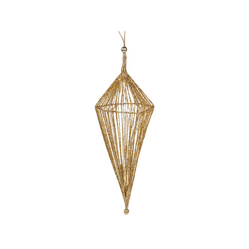 Metal Finial Ornament, 67cm H x 25cm W x 5cm D, Gold
