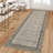 Scalloped Machine Washable Rug Non-Slip Bordered Floor Mats Non-Shedding Soft Low Pile Modern Accent Rugs for Living Room Bedroom Office-195933437