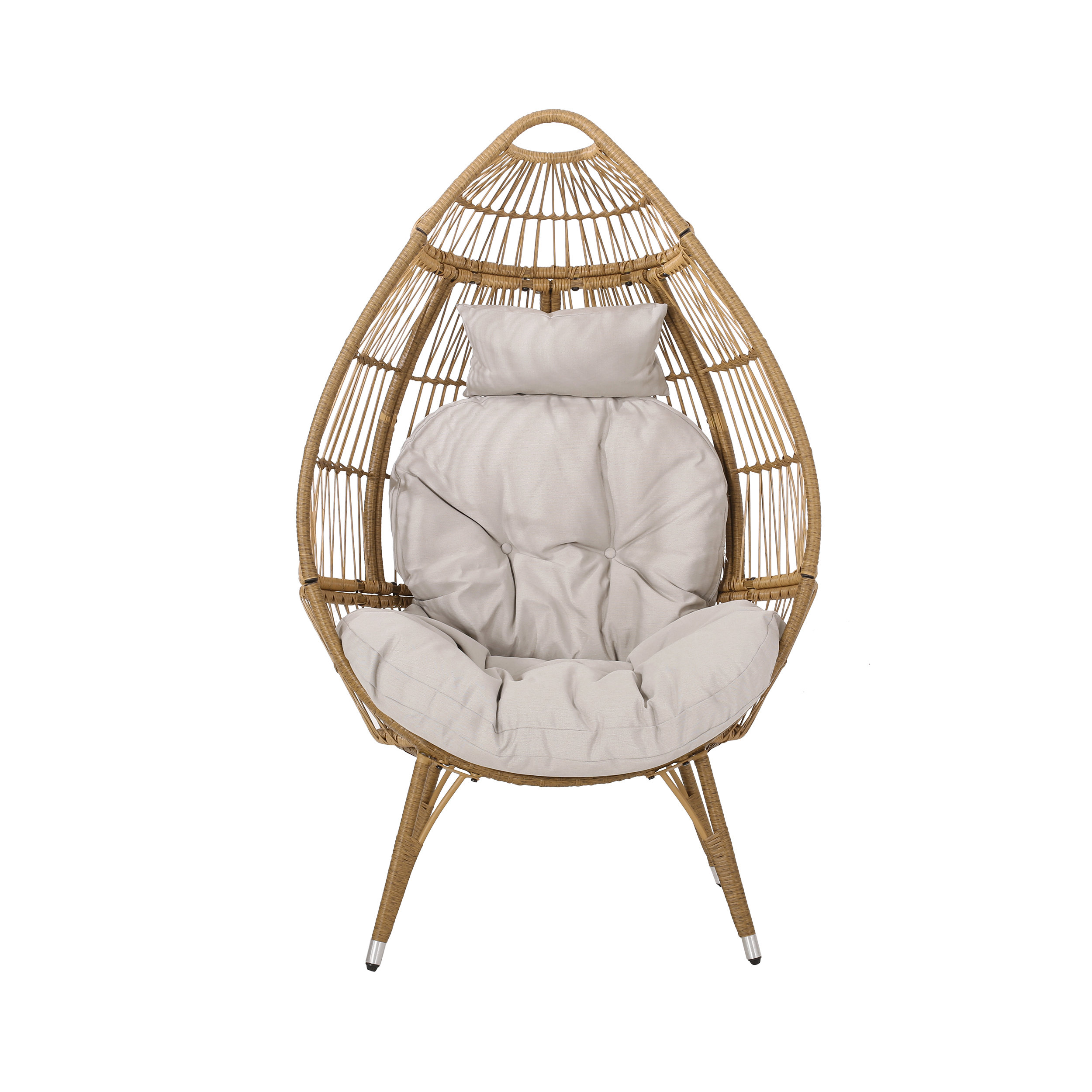 Bay Isle Home Rivera Outdoor Teardrop Patio Chair with Cushions & Reviews | Wayfair