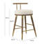 Upholstered Counter Stool-130042879