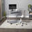 L-Shaped Compact Computer Desk With Sliding Keyboard Tray And Mobile Casters For Home Office