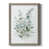 Toile avec cadre gris