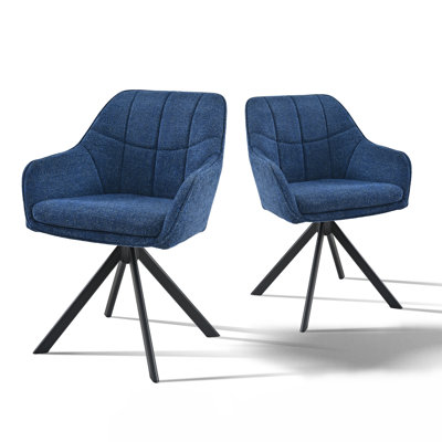 51cm H Upholstered Arm Dining Chair