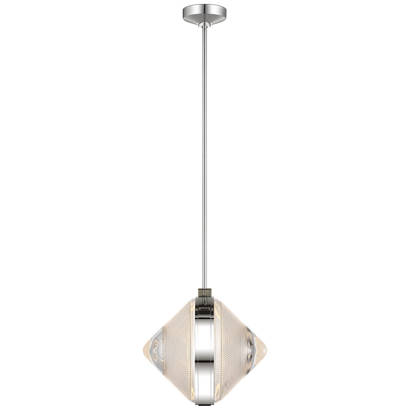 Copper Coast 1 - Light LED Pendant, Polished Nickel