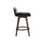 Tabouret de comptoir pivotant Mccaulley - noir-472222356-413447536-413447539