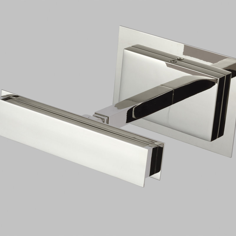 Bau Dimmable LED Wall Mounted Picture Light, Polished Nickel