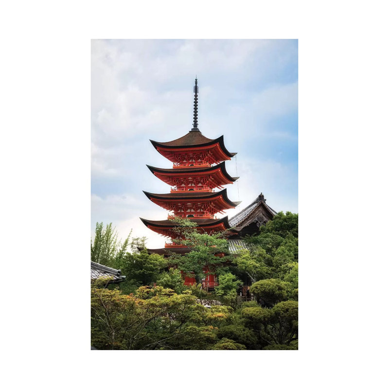 Summer In Japan XVI by Daisuke Uematsu - Print on Canvas, Wrapped Canvas, 30.48cm H x 20.32cm W x 1.91cm D