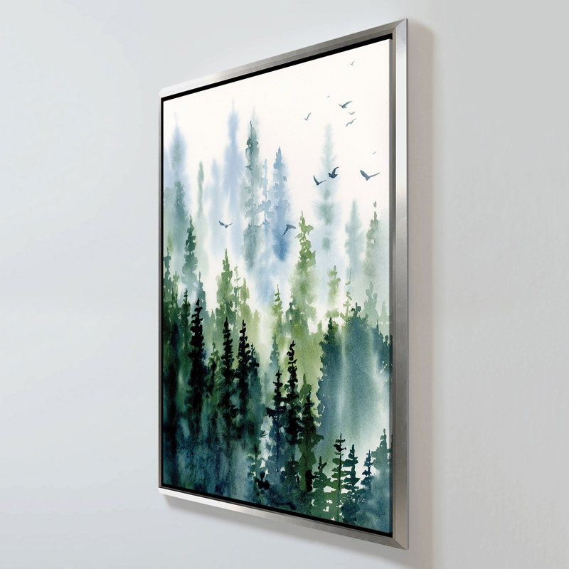 "Treeline" by Katrina Pete Print on Canvas in a Floater Frame, 33.5" H x 21.5" W