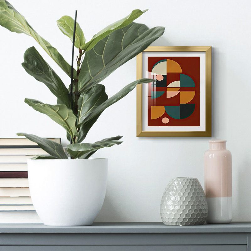 Arches on Rust IV -Framed Print, 28.5" H x 20.5" W