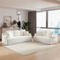 2 - Piece Living Room Set, 2-Seater Compression Loveseat&3-Seater Sofa
