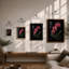 Orchids On Trellis Botanical - Print-1333574215-1333574217