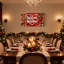 «Christmas Warm Wishes Heart Holiday», ensemble de 3 impressions sur toile-120562801